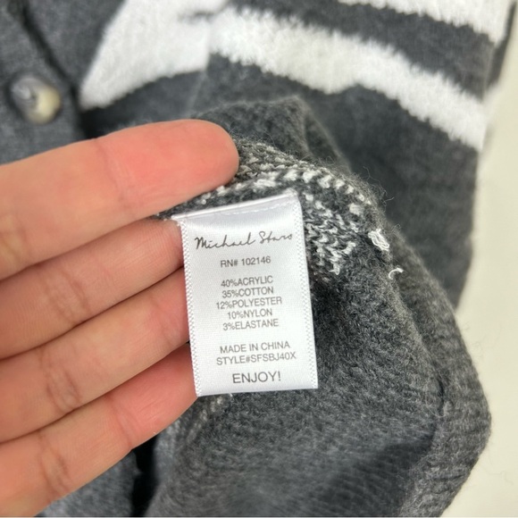 NWT Michael Stars Los Angeles Nell Cardigan Long sleeve button front size: 2X - Picture 12 of 13